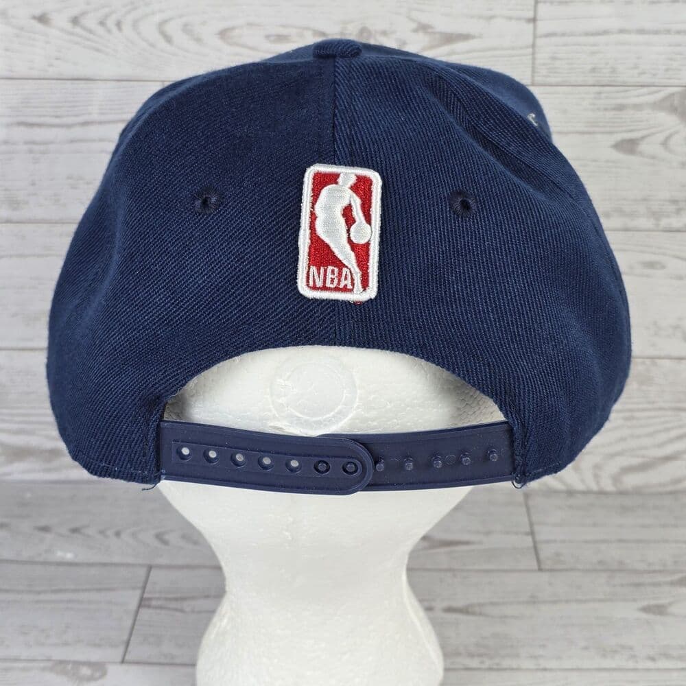 NBA Denver Nuggets Men's New Era 59FIFTY 7 1/2‎ Fitted Hat Cap Blue - Thumbnail 4