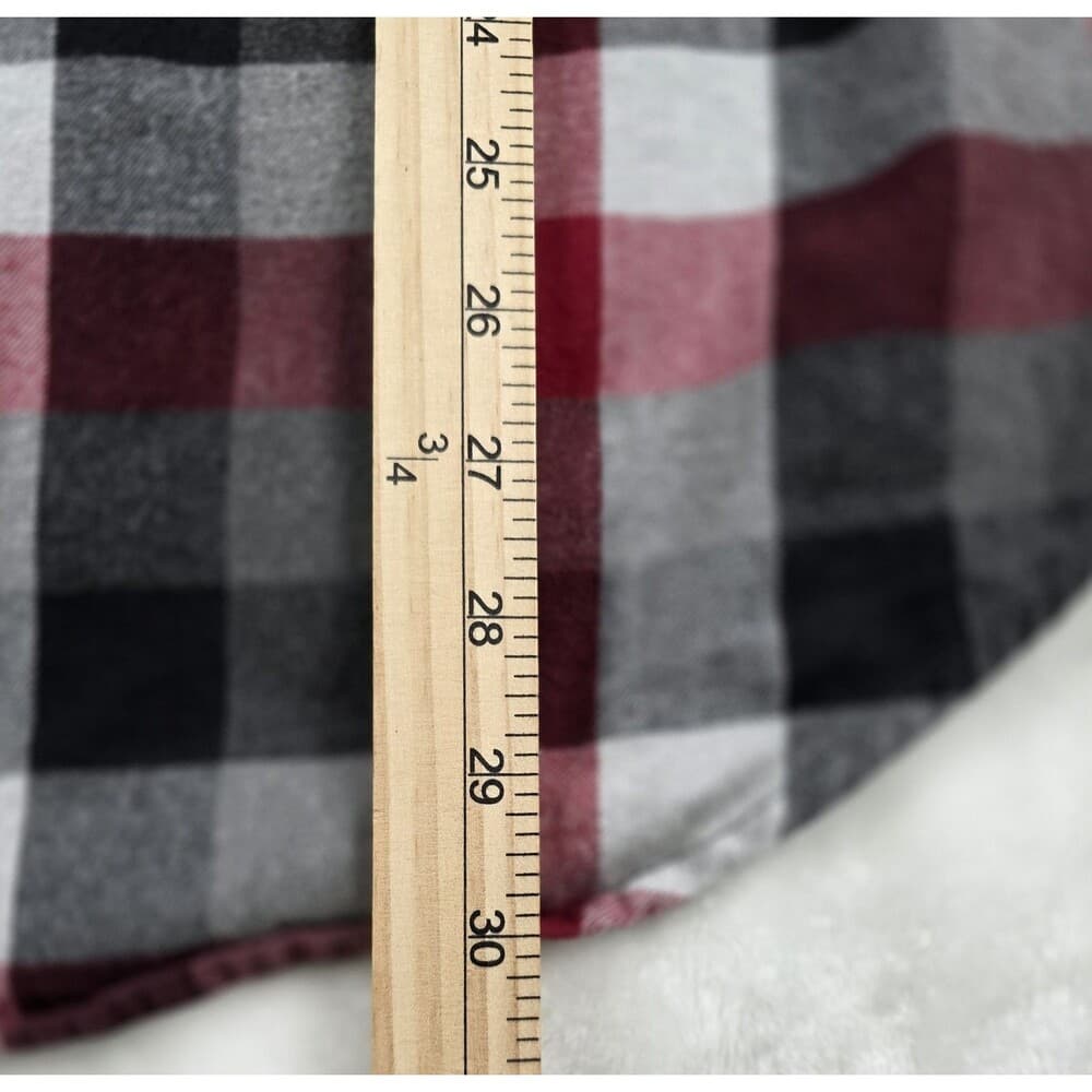 Carhartt Red‎ Black Checker Heavy Flannel Men's Size Large - Thumbnail 4