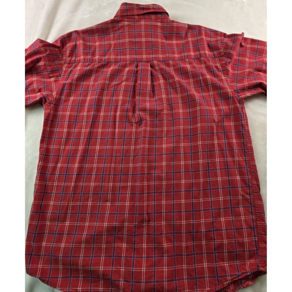 Wrangler George‎ Strait XL Red Plaid Button Up Shirt - Thumbnail 9