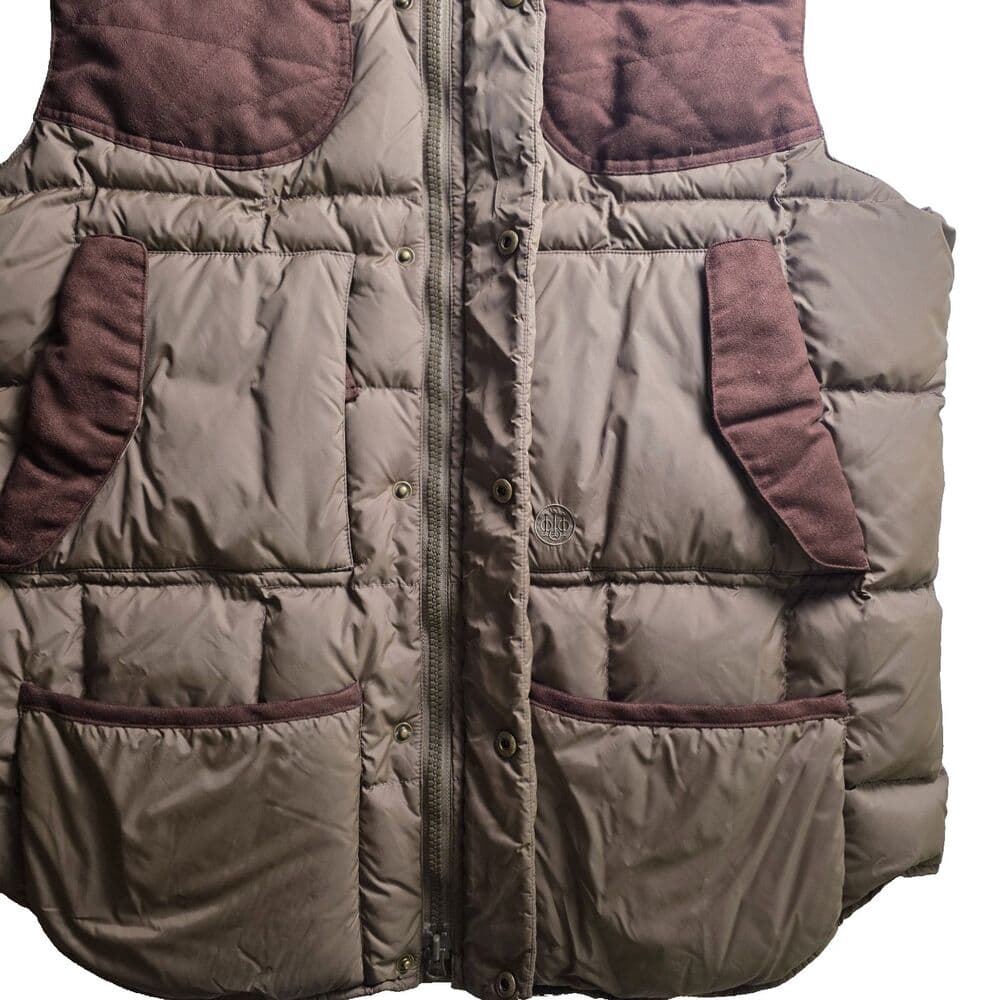 Beretta Mens XL Brown Shooting Clay Skeet Field Vest - Thumbnail 7
