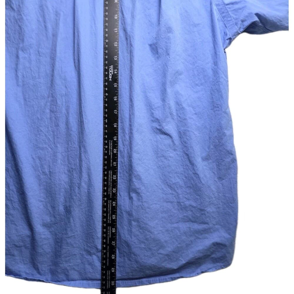 VTG Polo Ralph Lauren Mens Large Blue Chamois Outdoor Button Down Shirt - Thumbnail 10