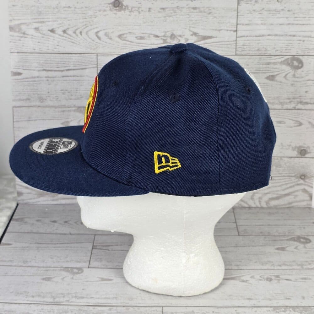 NBA Denver Nuggets Men's New Era 59FIFTY 7 1/2‎ Fitted Hat Cap Blue - Thumbnail 2