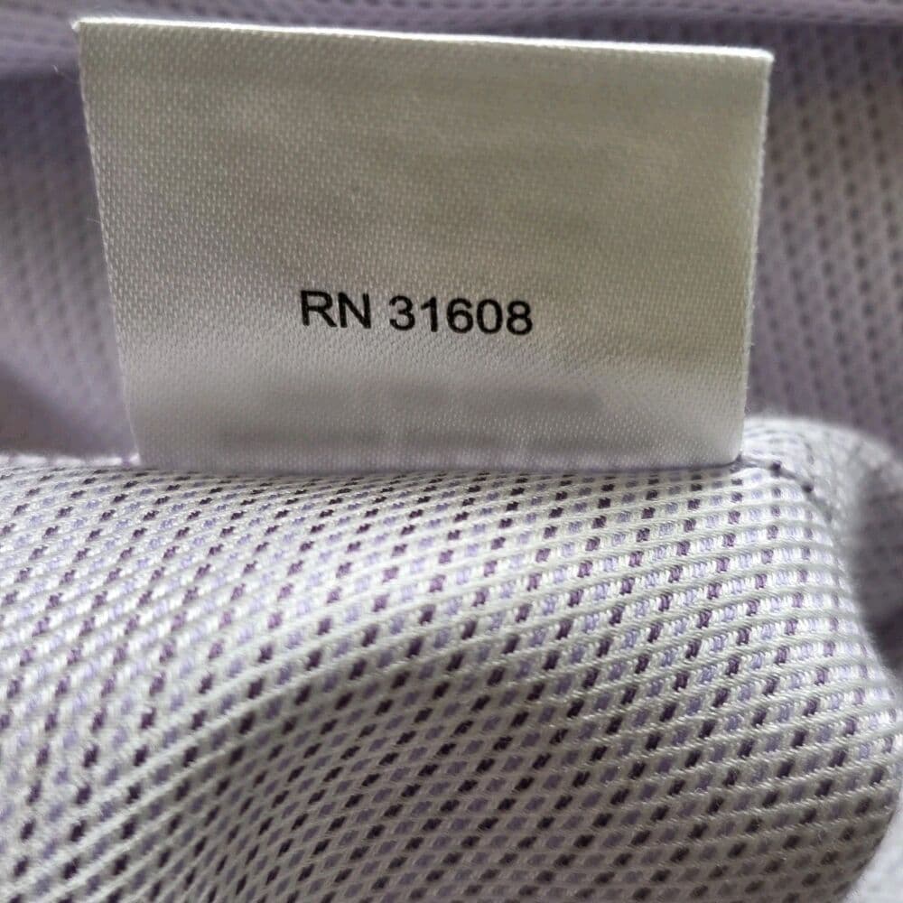 Joseph Abboud Men's 18.5-33 Purple Checkered Long Sleeve Button Down Dress Shirt - Thumbnail 4