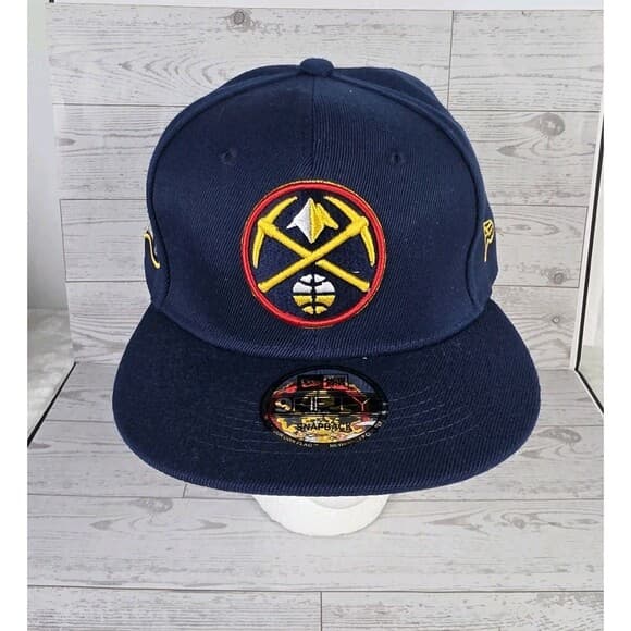 NBA Denver Nuggets Men's New Era 59FIFTY 7 1/2‎ Fitted Hat Cap Blue - Thumbnail 9