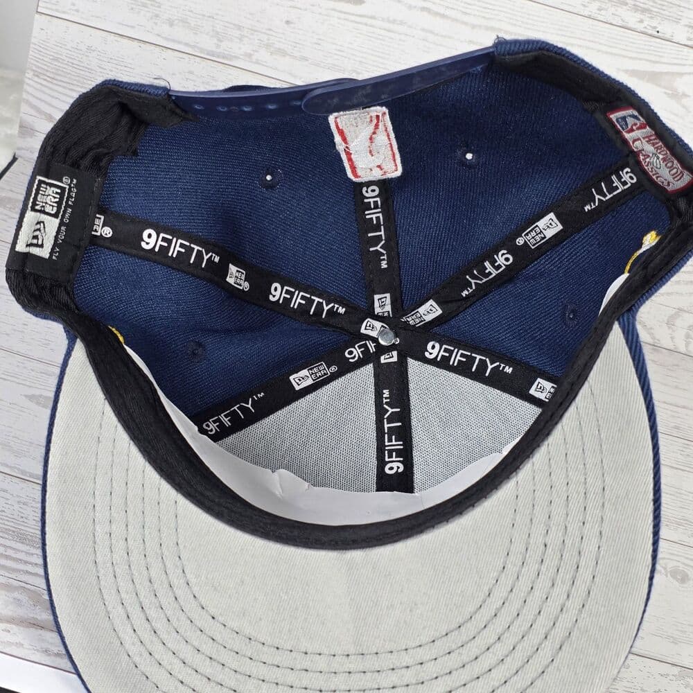 NBA Denver Nuggets Men's New Era 59FIFTY 7 1/2‎ Fitted Hat Cap Blue - Thumbnail 7