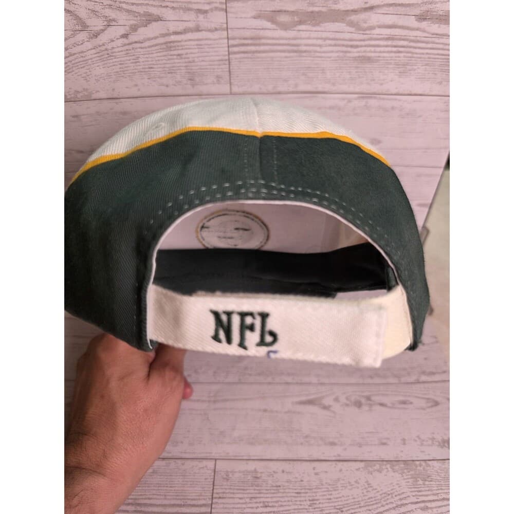 Reebok‎ Green Bay Packers Green/ White Cap - Thumbnail 2