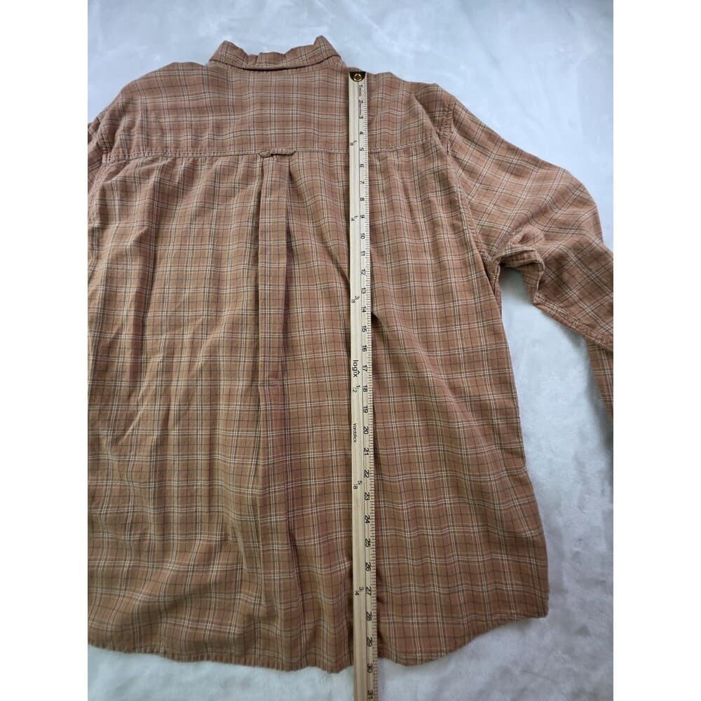 Vintage Woolrich Men's XL Buck Skin Plaid Long Sleeve Shirt‎ - Thumbnail 6