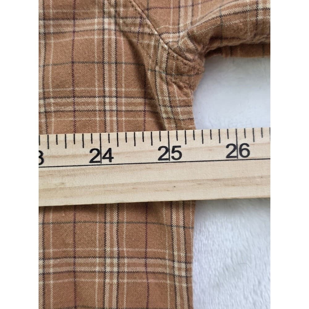 Vintage Woolrich Men's XL Buck Skin Plaid Long Sleeve Shirt‎ - Thumbnail 3