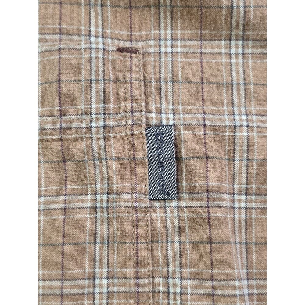 Vintage Woolrich Men's XL Buck Skin Plaid Long Sleeve Shirt‎ - Thumbnail 5