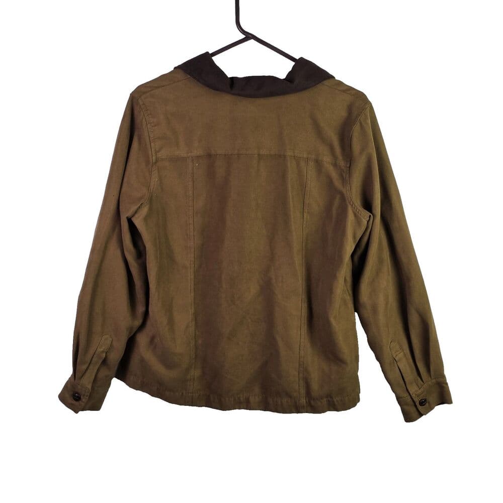 Napa Valley‎ Women's Petite Large Brown Jacket - Thumbnail 5