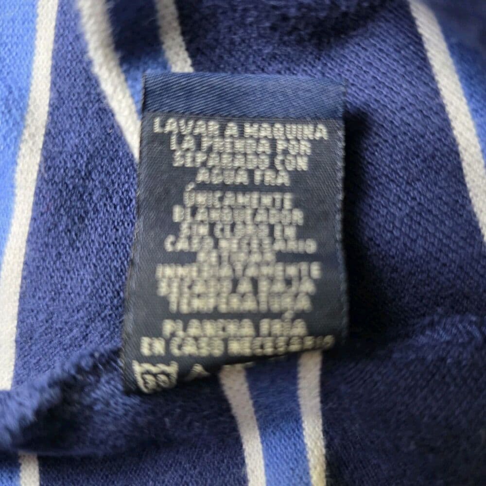 Vtg Ralph Lauren Men's XL Blue Nautical Short Sleeve Shirt - Thumbnail 3