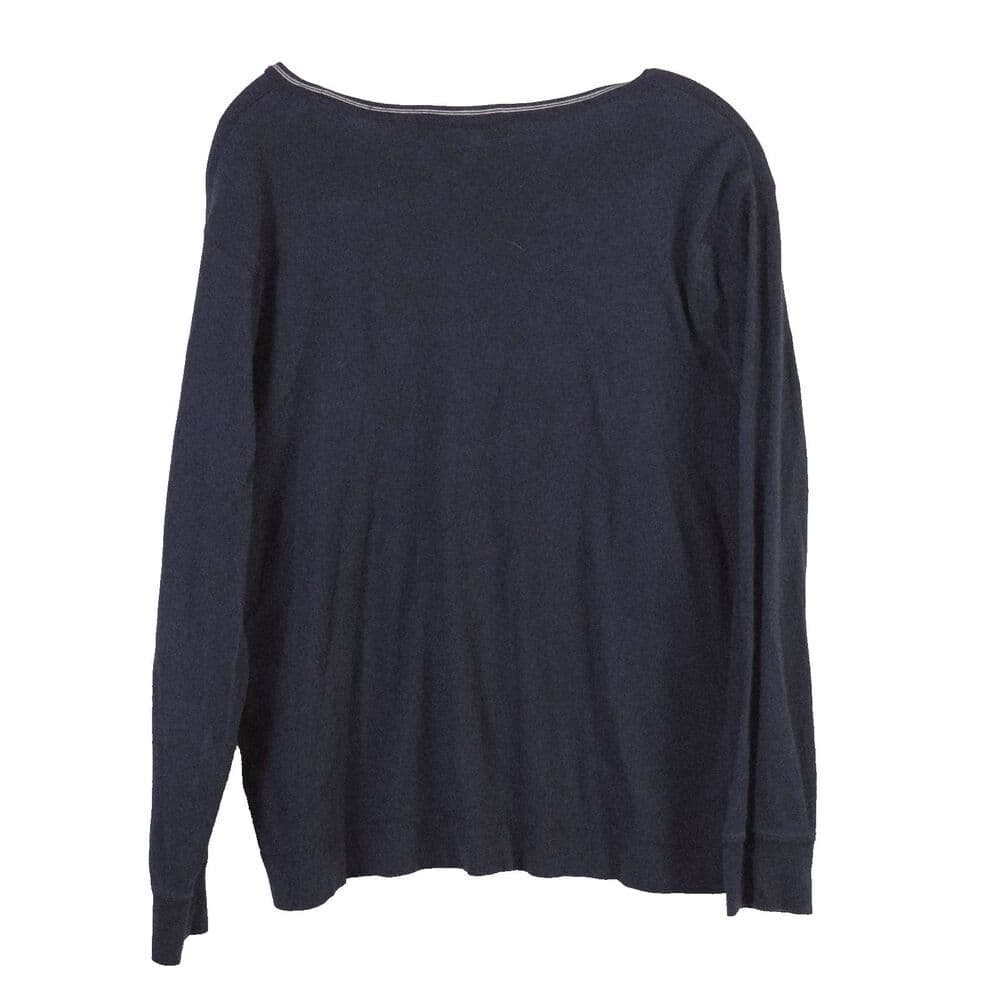 Vintage Polo Ralph Lauren V Neck Sweater 90s Tennis Cable Knit sweatshirt L - Thumbnail 8