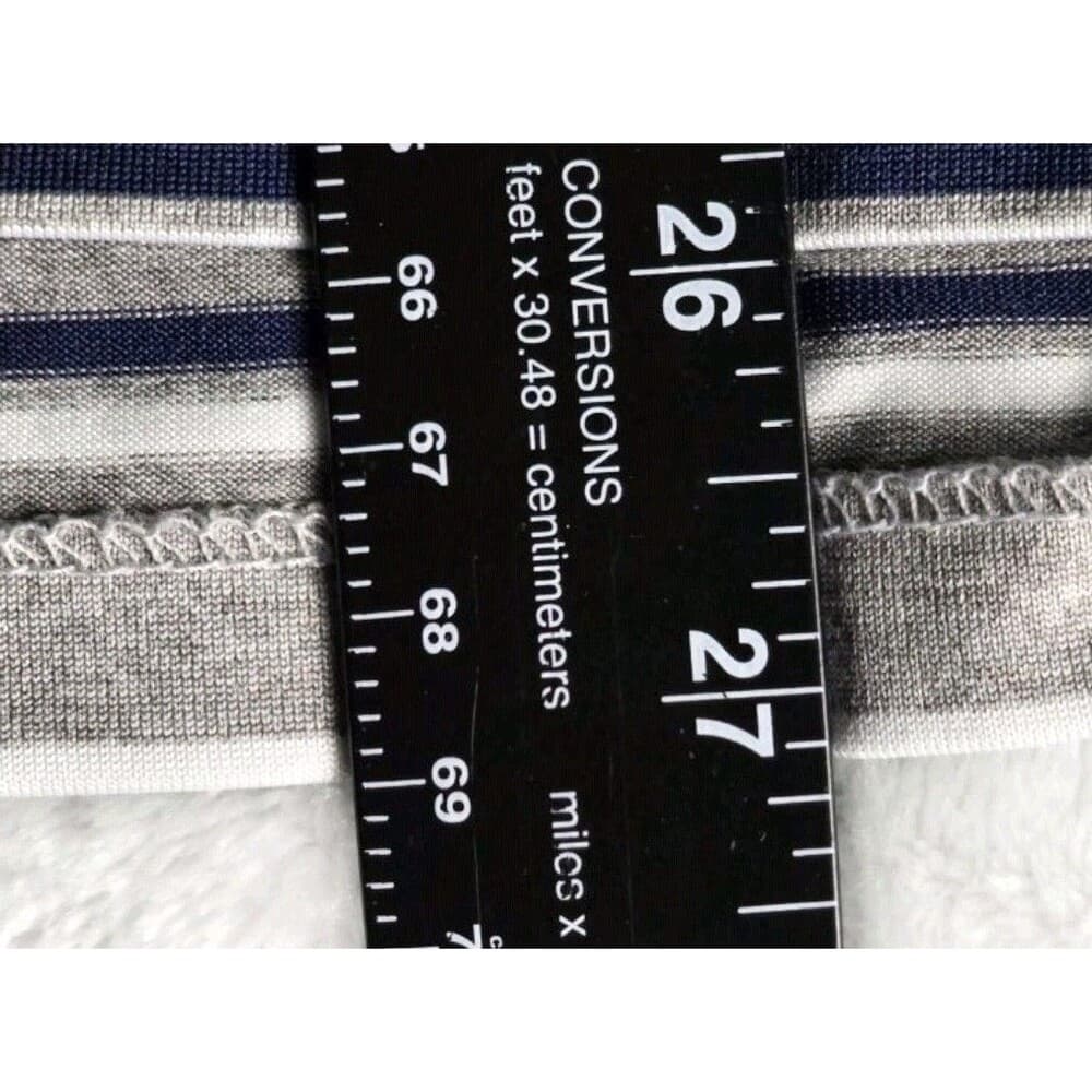 Polo Ralph‎ Lauren Youth XL (18-20) Grey Preformance Stripped Short Sleeve Shirt - Thumbnail 6