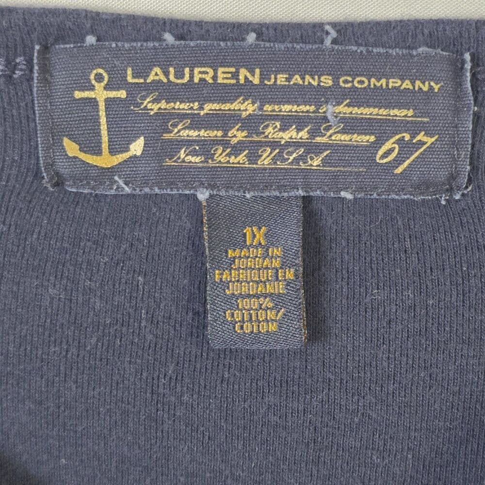 Vintage Polo Ralph Lauren V Neck Sweater 90s Tennis Cable Knit sweatshirt L - Thumbnail 2