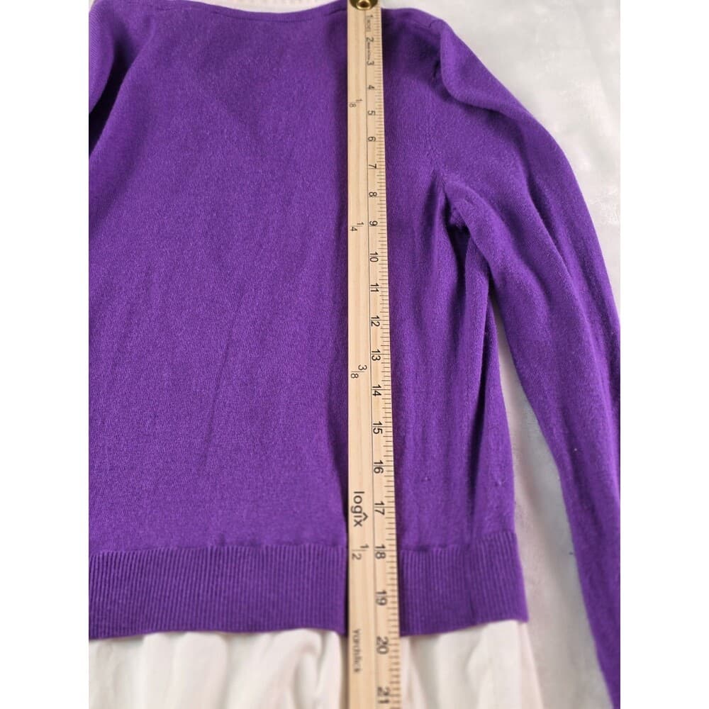 Lauren Ralph Lauren Womens Sz Petite Small Layered Long Sleeve Shirt‎ - Thumbnail 4