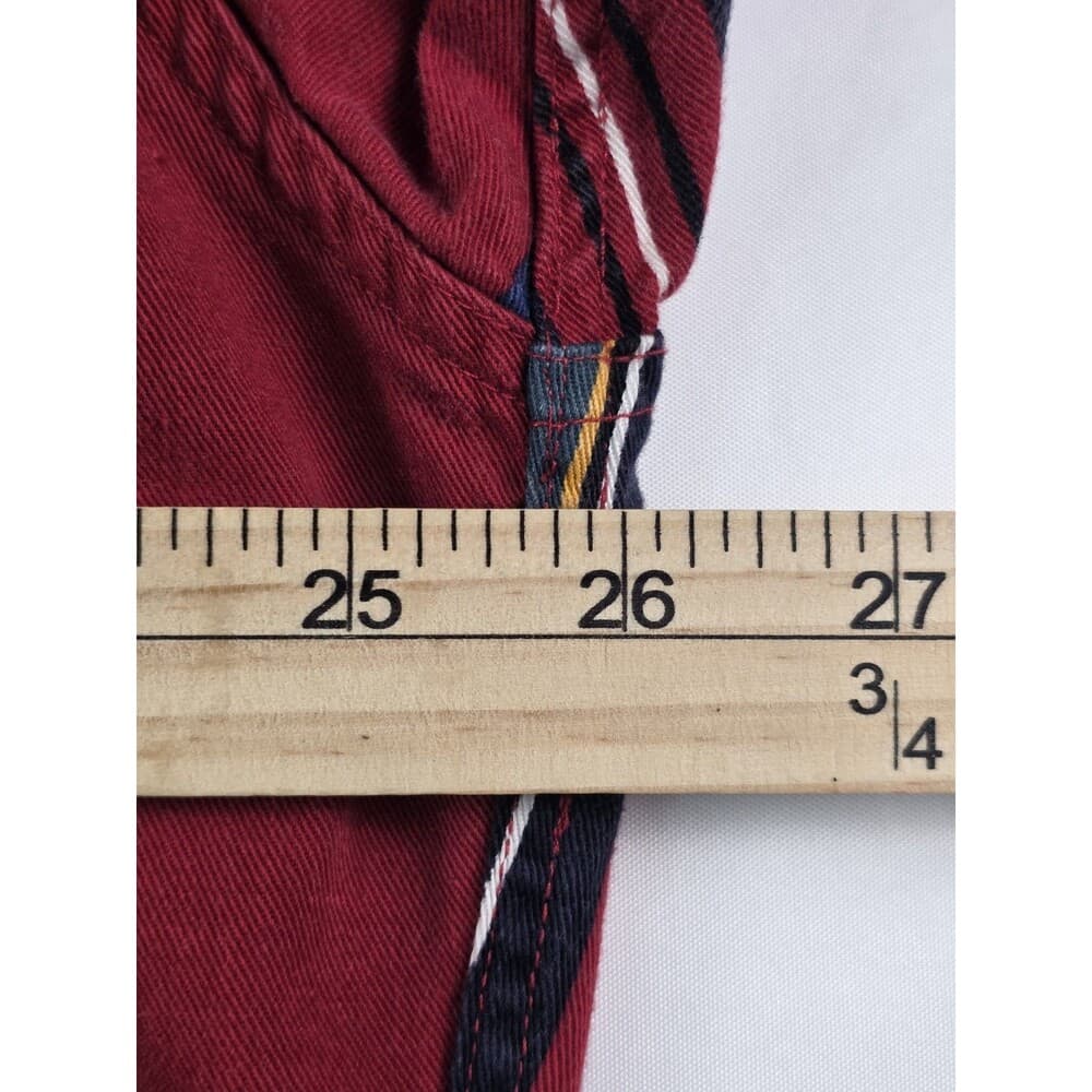 Vtg‎ 90's Chaps Men's XL Colorful Striped Colorblock Button Up Shirt - Thumbnail 5