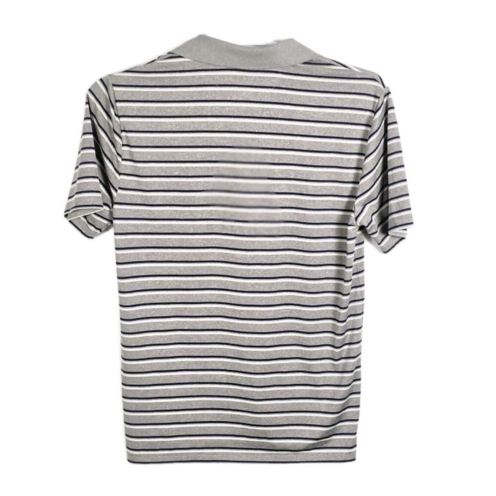 Polo Ralph‎ Lauren Youth XL (18-20) Grey Preformance Stripped Short Sleeve Shirt - Thumbnail 5