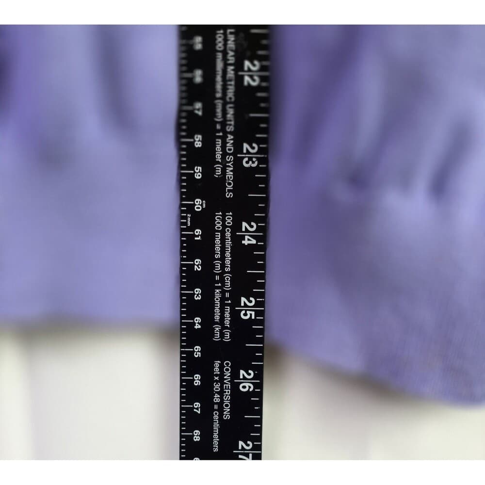 Polo Ralph Lauren Golf Men's Large Purple Cashmear & Cotton V-Neck Knit Sweater‎ - Thumbnail 7