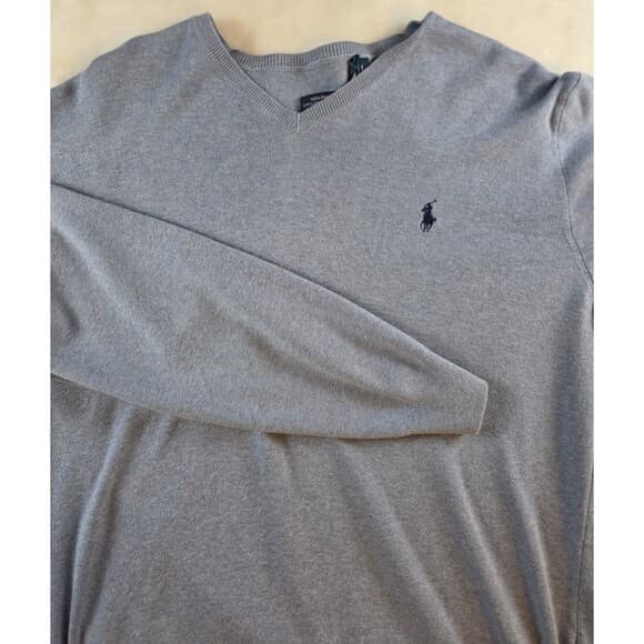 Polo Ralph Lauren Men's L‎ V-Neck Sweater - Missing Tag - Thumbnail 7