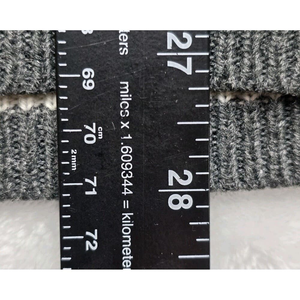 Ferruche Men's XL Black & Gray 100% Acrylic Long Sleeve Sweater - Thumbnail 4