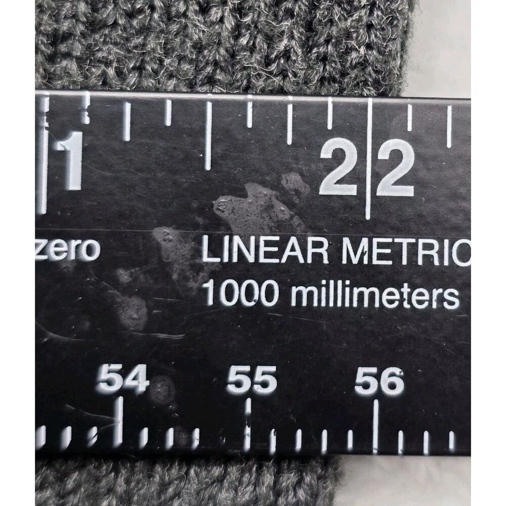 Ferruche Men's XL Black & Gray 100% Acrylic Long Sleeve Sweater - Thumbnail 2