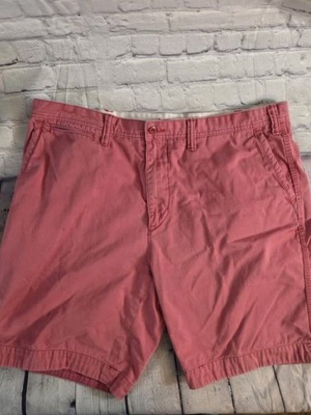 Polo Ralph Lauren Men's 40 Pink Chino Flat Front Casual Shorts - Thumbnail 6