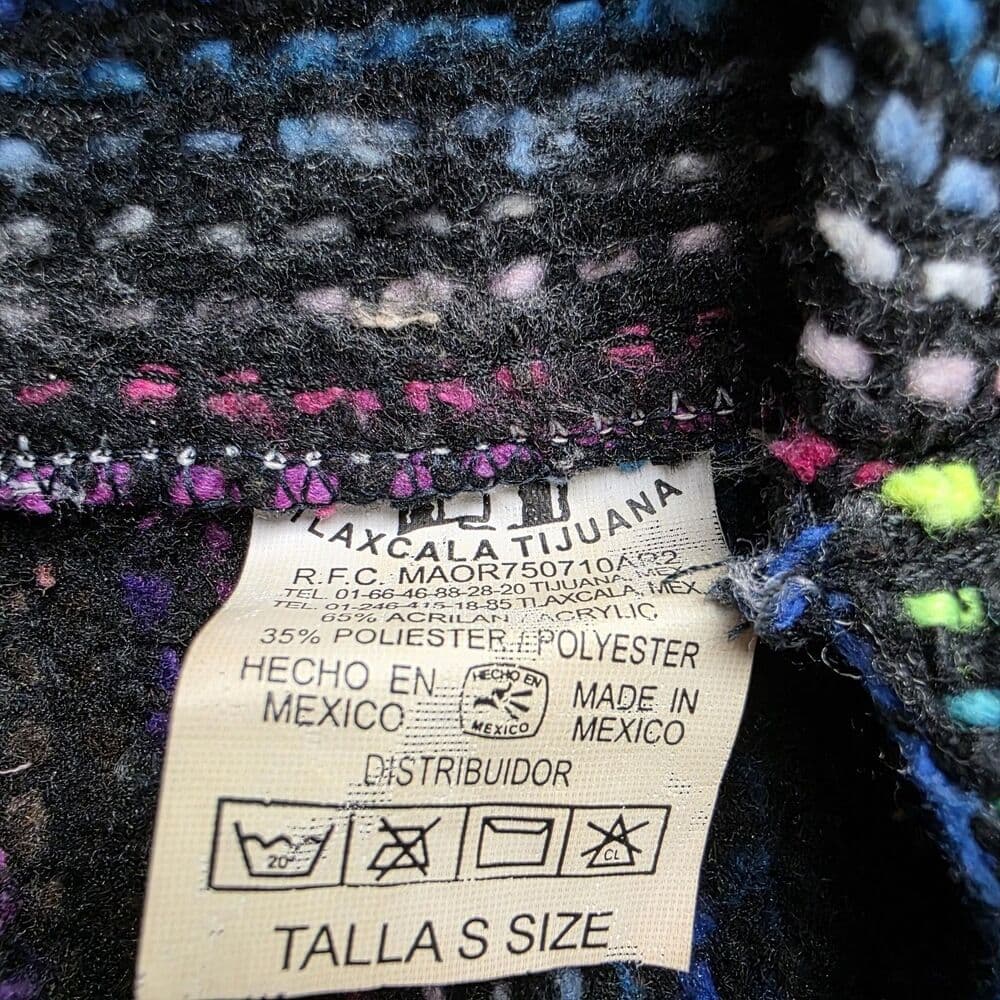 Lexcala Tijuana Size Small Multicolored‎ Baja Poncho - Thumbnail 3