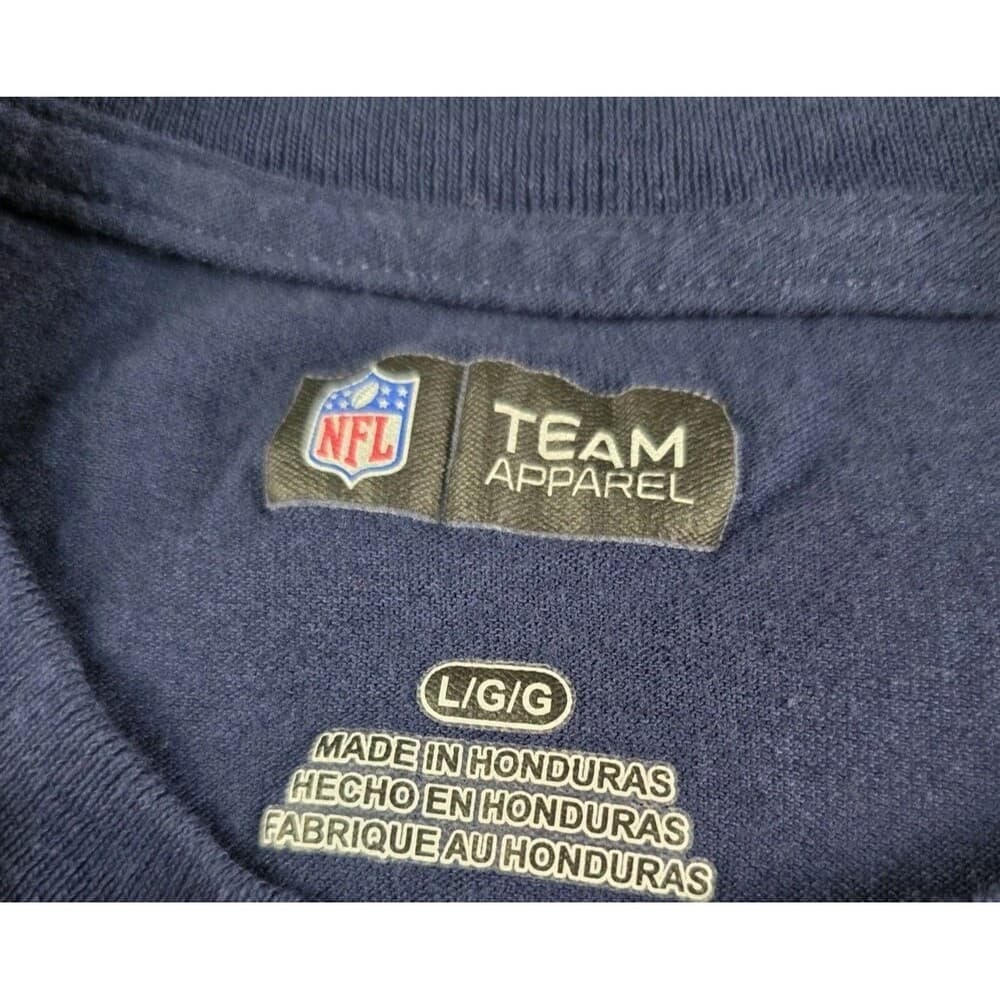 Team Apparel Los Angeles Rams Mens Large " Defend Our Turf "‎ T-Shirt - Thumbnail 3
