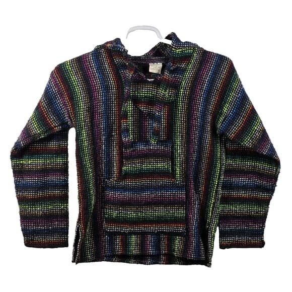 Lexcala Tijuana Size Small Multicolored‎ Baja Poncho - Thumbnail 8