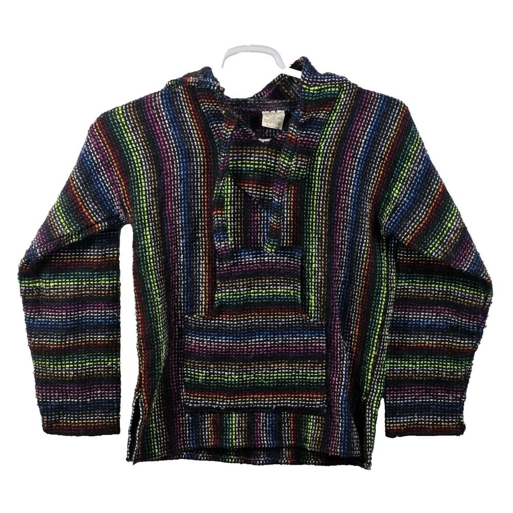 Lexcala Tijuana Size Small Multicolored‎ Baja Poncho - Thumbnail 7