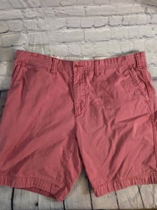 Polo Ralph Lauren Men's 40 Pink Chino Flat Front Casual Shorts - Thumbnail 7