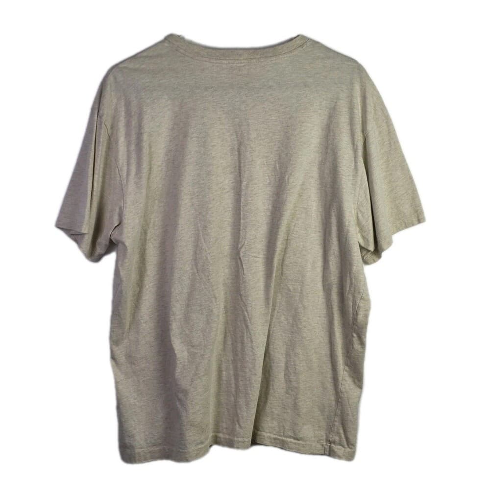 Ralph Lauren Mens Large‎ Cream V-Neck Short Sleeve T-Shirt - Thumbnail 7