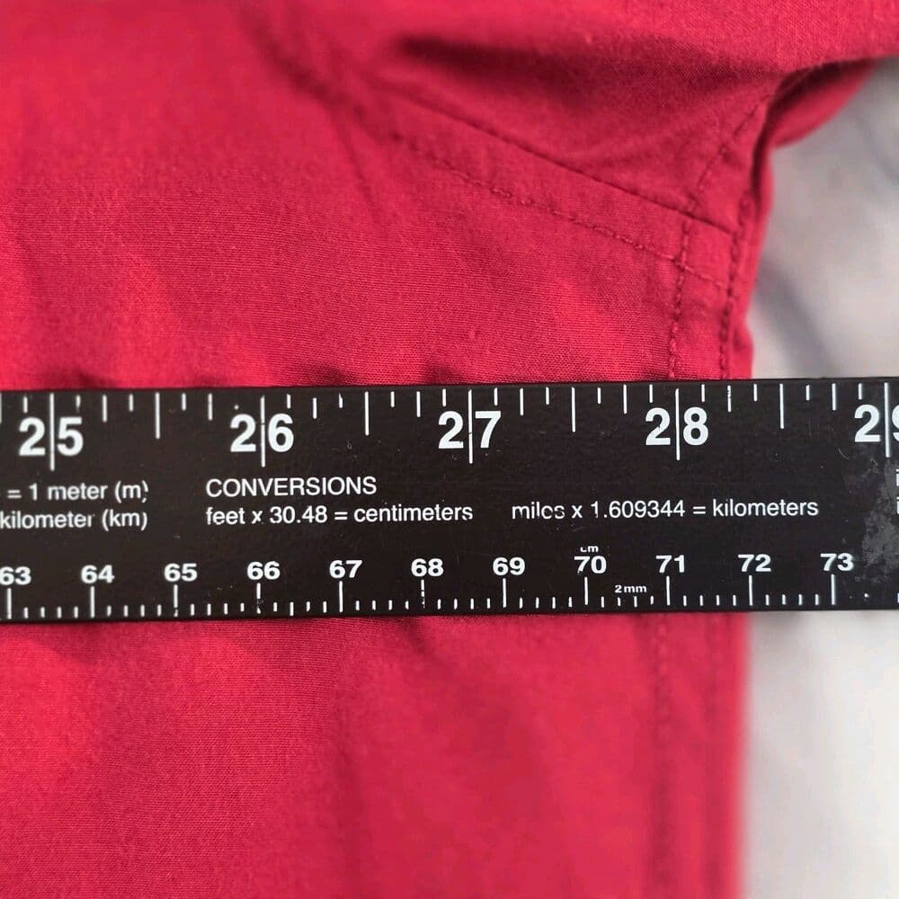 Red Ape Men's 4X Red Embroidered Long Sleeve Button Down Shirt - Thumbnail 8