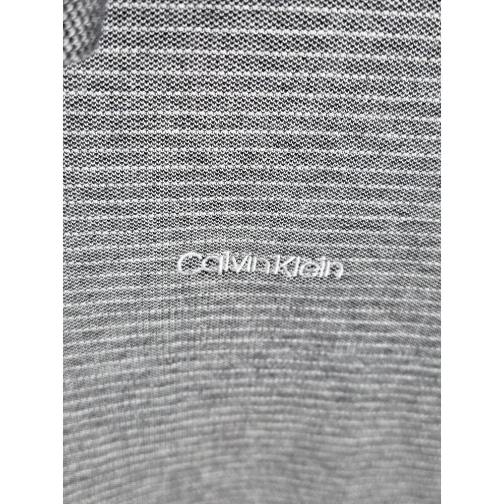 Men’s Calvin Klein XL Gray Short‎ Sleeve Polo Shirt - Thumbnail 4