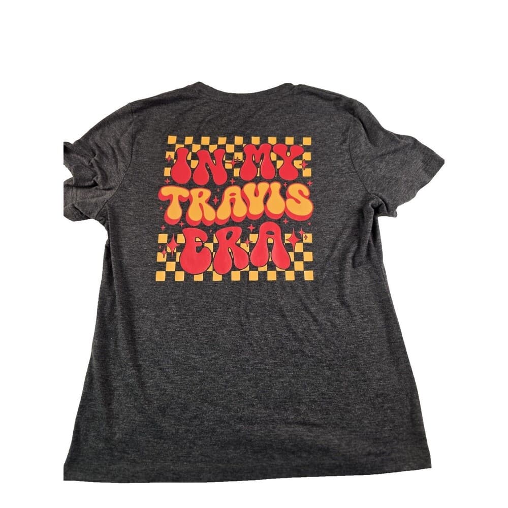 In My Travis Era Women's‎ Small Gray Short Sleeve T-Shirt - Thumbnail 4