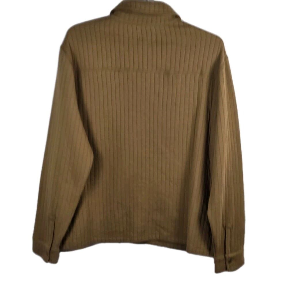 NWT Goodfellow & Co. Men's XL Tan Quilted Knit‎ Shirt Jacket. - Thumbnail 5