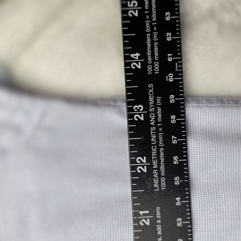 Liz Claiborne Men's Large 16- 32/33 Light Blue Long Sleeve Button Up Shirt‎ - Thumbnail 4