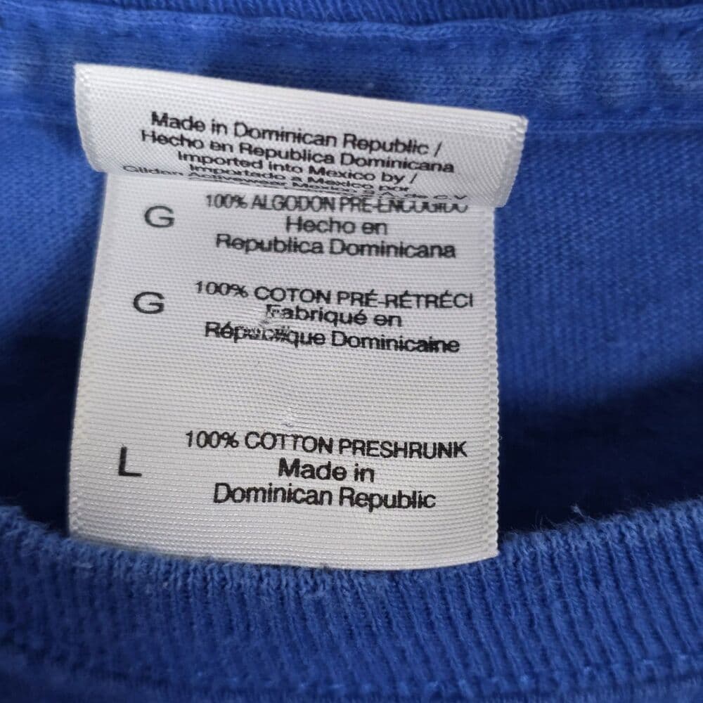 Kansas Jayhawks Men's Large Blue Short Sleeve T-Shirt - Thumbnail 3