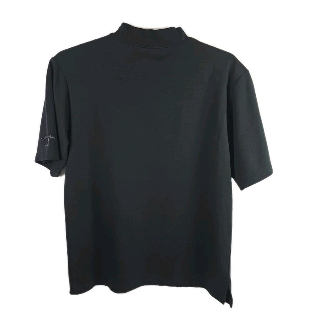 Tommy Bahama Men’s Large Black Cotton Blend Short Sleeve Polo Shirt - Thumbnail 6