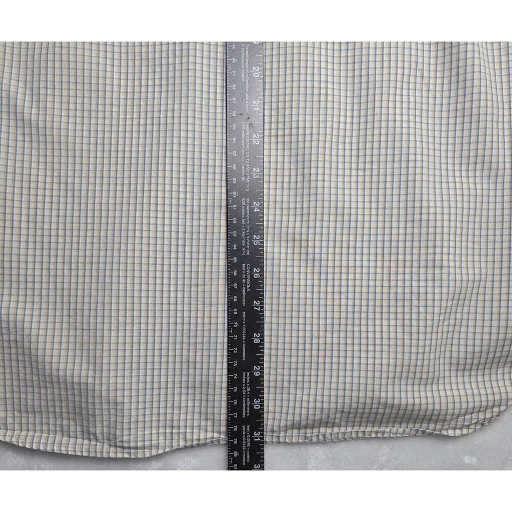 Victorinox Swiss Army Knife Men's Medium Button Down Plaid Short Sleeve Shirt - Thumbnail 7