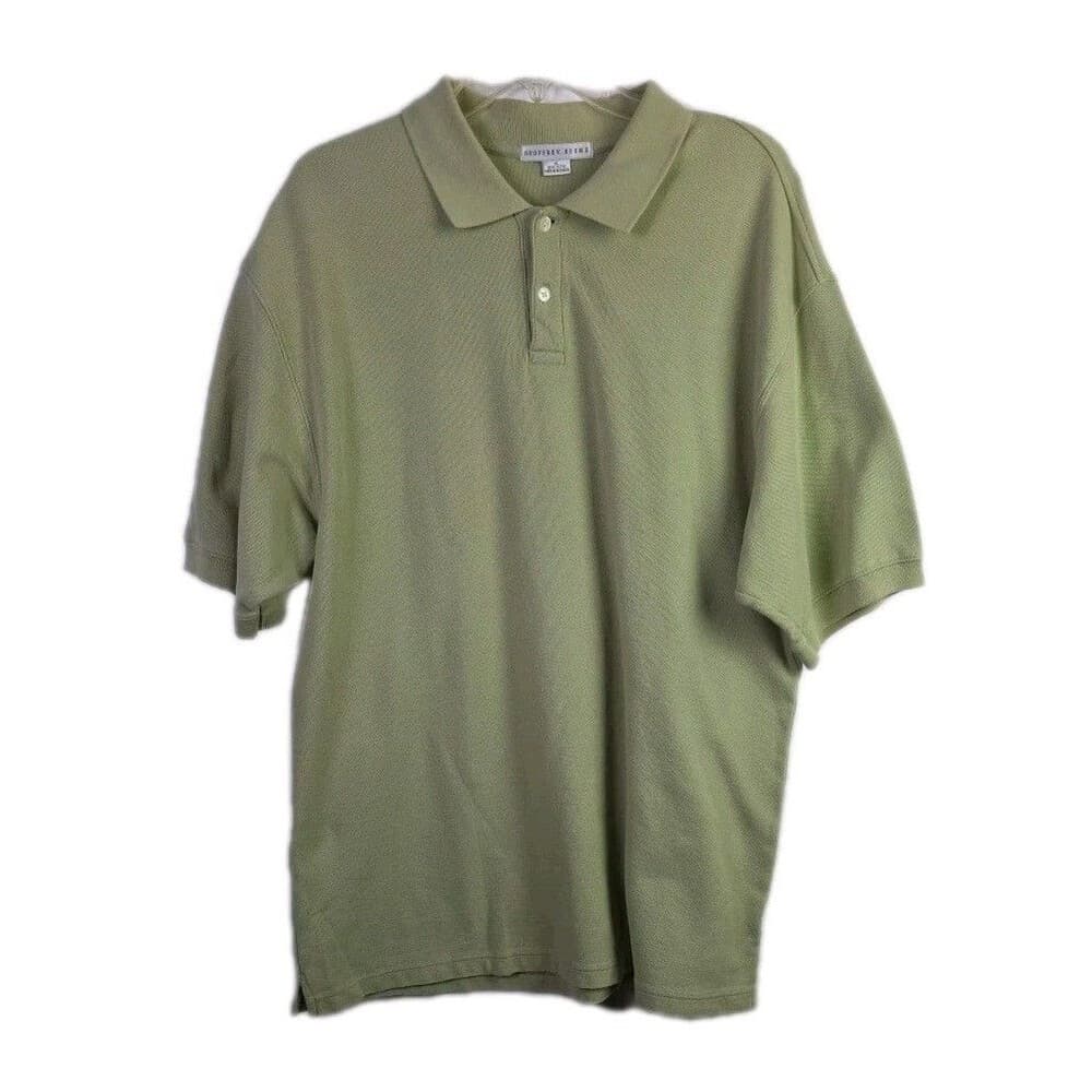 Geoffrey Beene Men’s XL Yellow, Green & Beige Short Sleeve Polo Shirts‎ (3) - Thumbnail 8