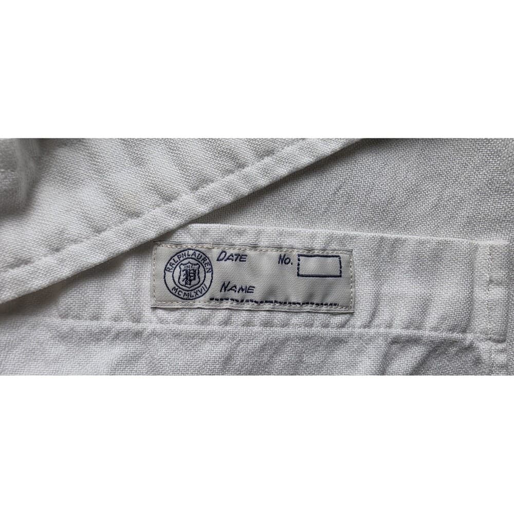 Polo Ralph‎ Lauren Men's XXL TTG White Short Sleeve Dress Shirt - Thumbnail 4