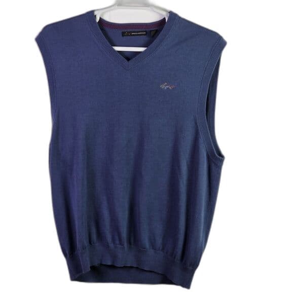 Greg Norman Men's‎ XL Blue Sweater Vest - Thumbnail 10