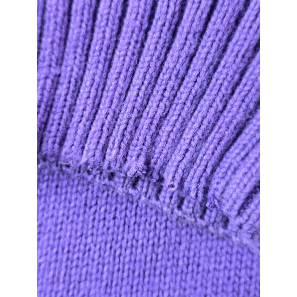 Vintage CHAPS Men’s XL Purple Cable Knit Sweater‎ - Thumbnail 7