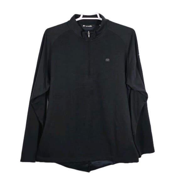 Travis‎ Mathew Men's XXL Black 1/4 Zip Diamante Country Club Pullover - Thumbnail 10