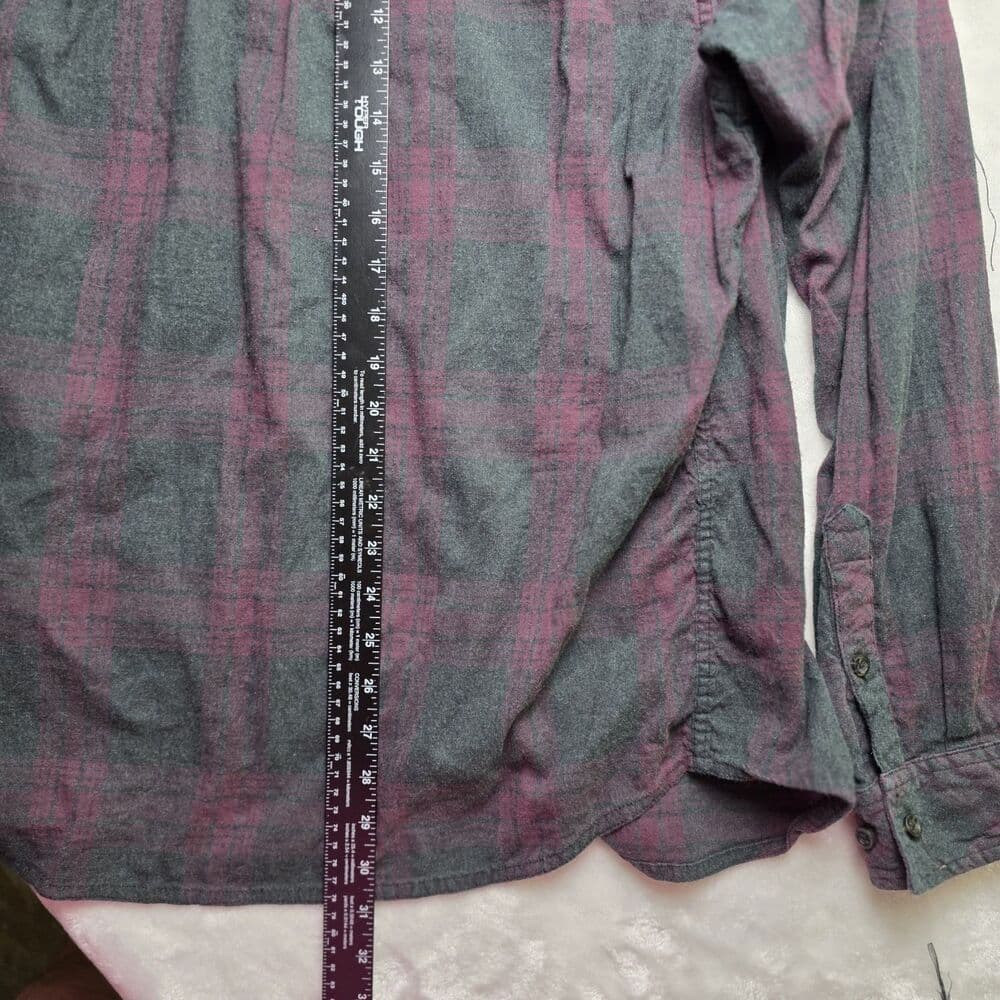 Kavu Men’s Size XL Red & Green Long Sleeve Flannel Shirt * Flawed * - Thumbnail 8