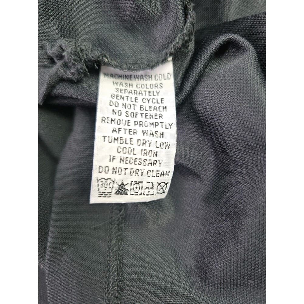 Tommy Bahama Men’s Large Black Cotton Blend Short Sleeve Polo Shirt - Thumbnail 3