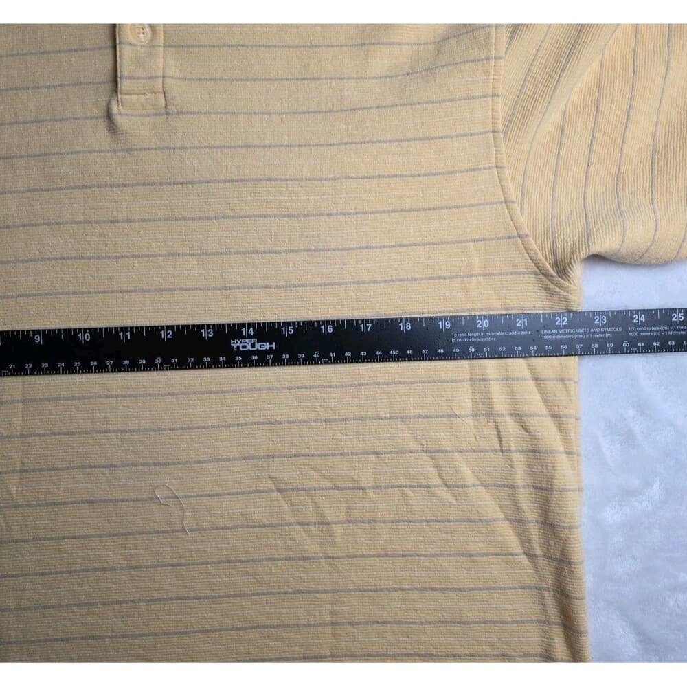 Geoffrey Beene Men’s XL Yellow, Green & Beige Short Sleeve Polo Shirts‎ (3) - Thumbnail 6
