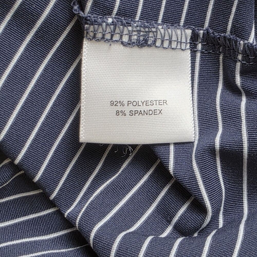 Peter Millar Men's‎ Large Blue Striped Delmar CC Short Sleeve Golf Polo Shirt - Thumbnail 3