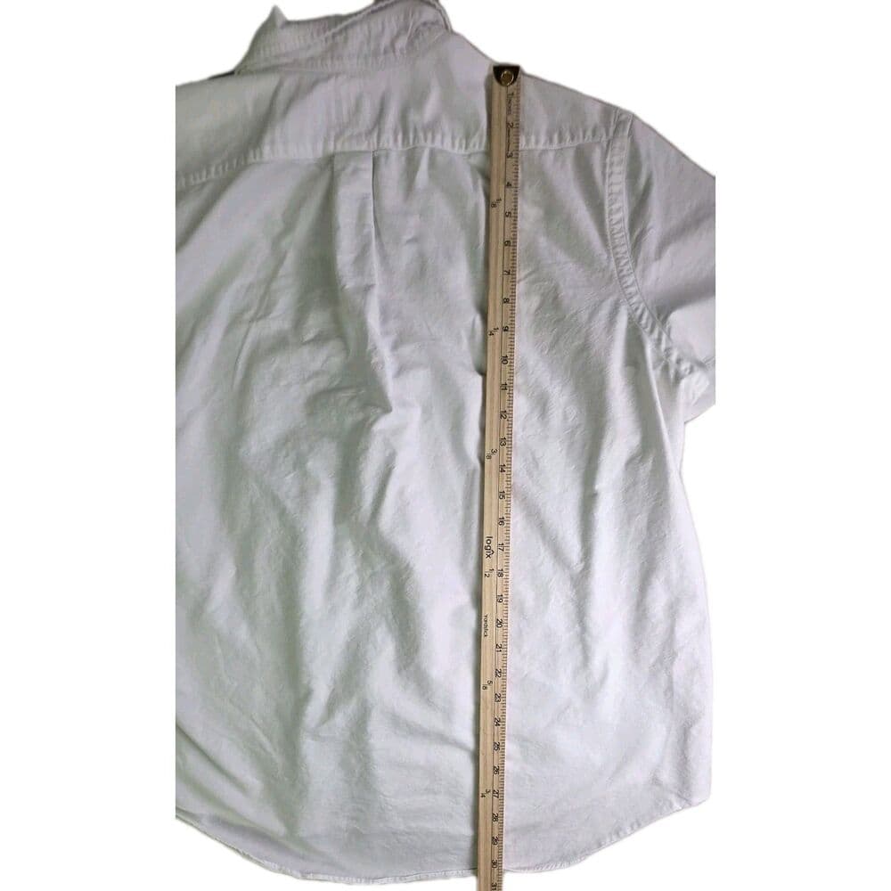 Polo Ralph‎ Lauren Men's XXL TTG White Short Sleeve Dress Shirt - Thumbnail 10